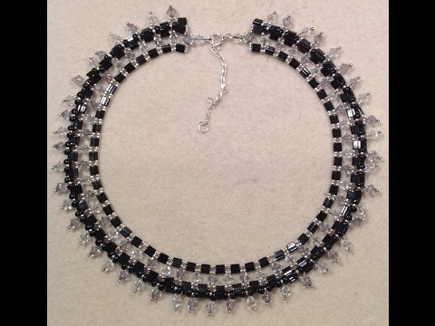 Mega Tila Sparkle Necklace Tutorial