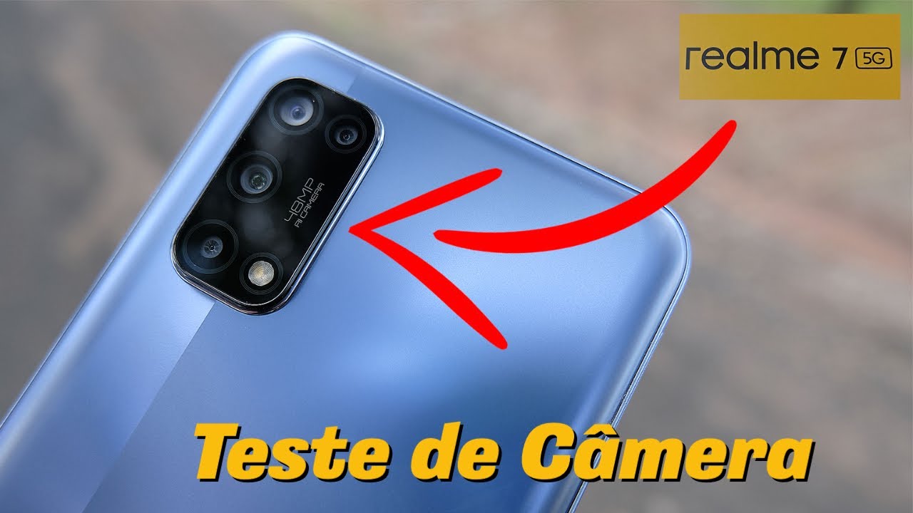 Realme 7 5G -  DÁ UMA OLHADA NESSA CÂMERA