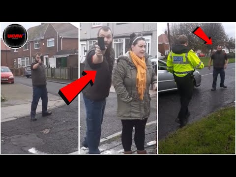 Mad Argument UK : Neighbours Have Massive Row in Street | Police Called | Newcastle 🇬🇧
