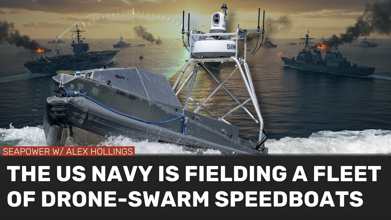 The US Navy is building hundreds of DRONE SWARM SPEEDBOATS
