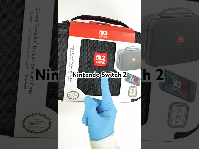 Vídeo relacionado con Power A Estuche Delgado Nintendo Switch 2 - Gris, con Licencia Oficial, Estuche Protector, Protector de Pantalla Acolchado,Soporte de Juego Integrado