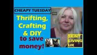 CHEAPY TUESDAY thrifting crafting diy to save money #storage #bathroom #moneysavingtips #diyhome