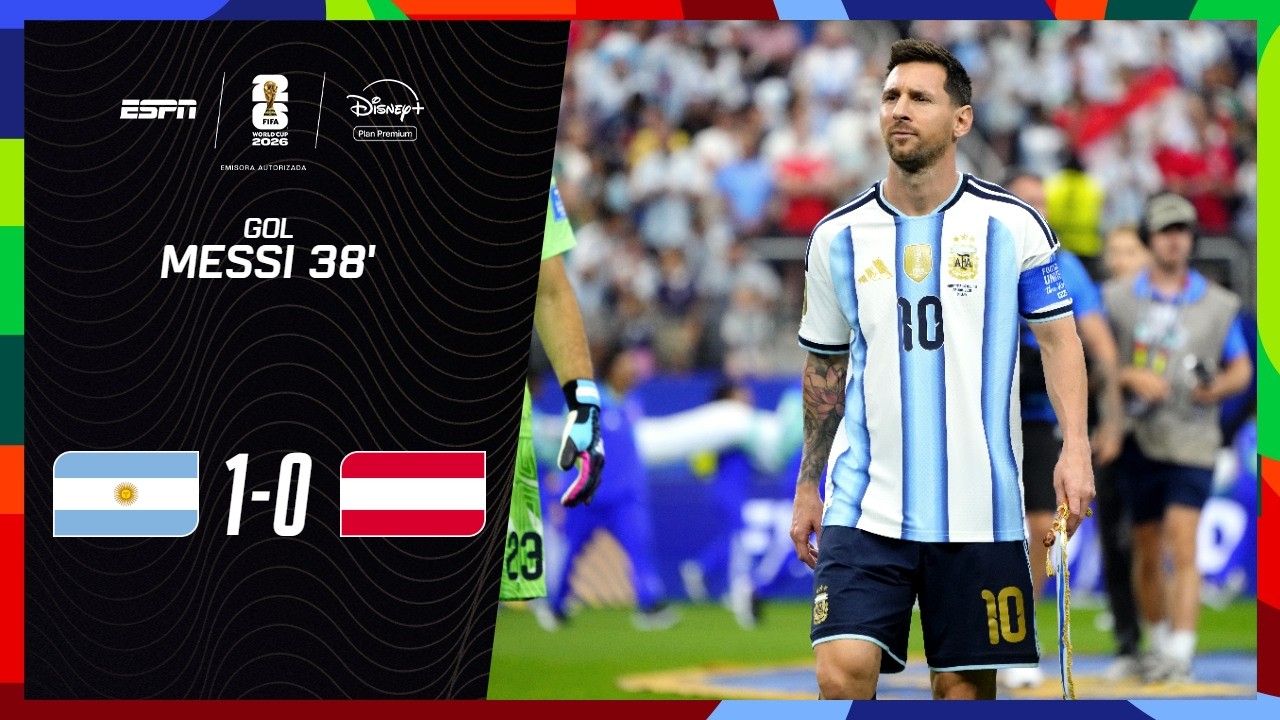 ¿VAN 20 AÑOS Y LIONEL MESSI SIGUE HACIENDO EL MISMO GOL! ASÍ FESTEJÓ ARGENTINA EL 1-0 ANTE AUSTRIA