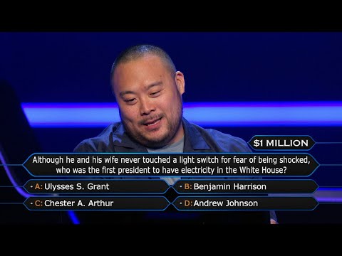 Chef David Chang Wins A Million Dollars For Charity! - Who Wants To Be A Millionaire