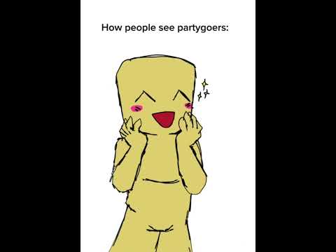 How People See Partygoers Vs How They a really Are [animation]