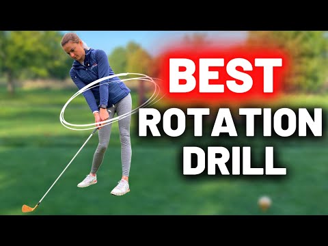 Best ROTATION DRILL for your Backswing and Downswing! SUPER SIMPLE!