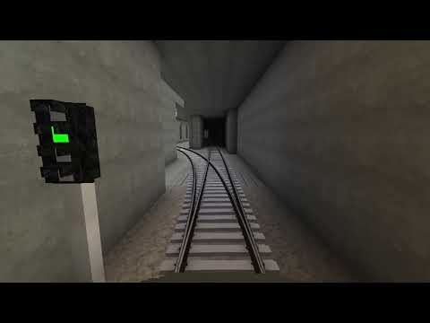 [CAB RIDE] U71 Minecraft Metro from Friedrichstraße to Rose PAK Depot