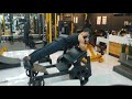 Weighted plank machine
