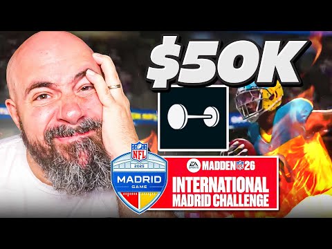 Press Man Is HELL Playing for $50,000 Madrid Madden Tournament!