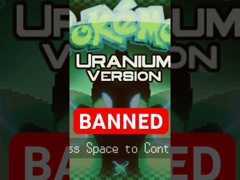 The Banned Pokemon Game! #pokemon #uranium # #fangame