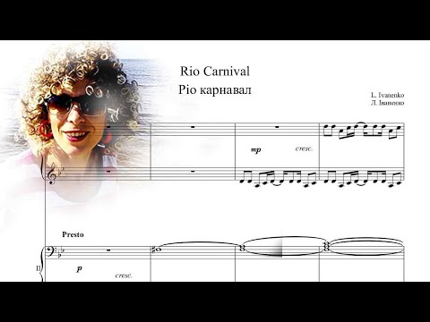 Piano ensemble 4 hands "Rio Carnival" - Larysa Ivanenko