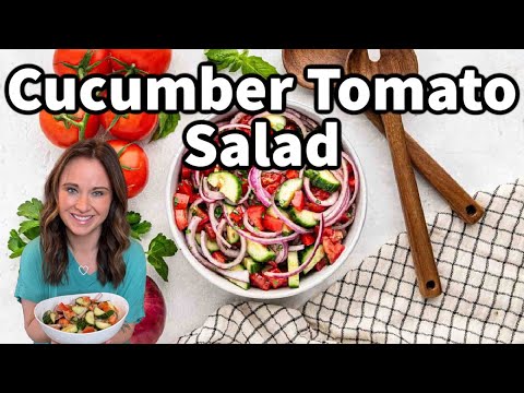 Cucumber Tomato Salad Recipe | Quick & Refreshing!