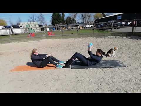 Ruiterfitheid buikspier oefeningen met Hippisch Centrum Nootdorp