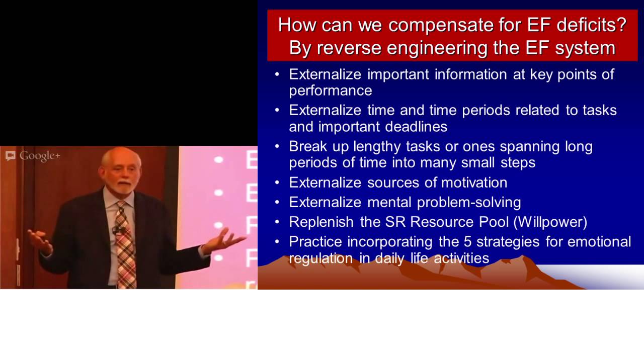 This is how you treat ADHD based off science, Dr Russell Barkley part of 2012 Burnett Lecture