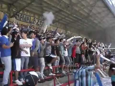 "Naval de Talcahuano vs Santiago Wanderers" Barra: Kaña Brava &bull; Club: Naval de Talcahuano
