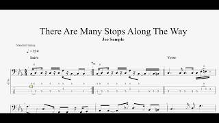 Joe Sample - There Are Many Stops Along The Way (bass tab)