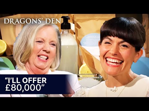Deborah Meaden Is All Smiles With Amelia Gammon | Dragons' Den
