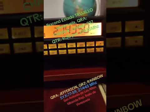 DX con BOCONO TRUJILLO VENEZUELA, CHARLIE UNIT 747, JEFFERSON, RAINBOW, San Antonio d Los ALTOS Vzla