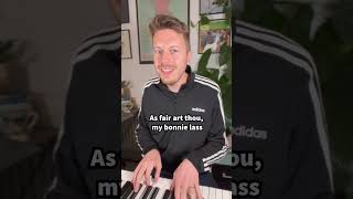 My love is like a red, red rose by Robert Burns