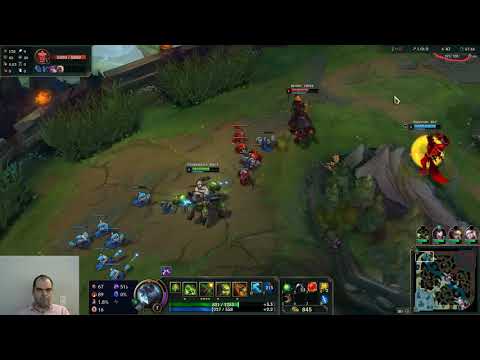 Urgot vs Hecarim, top lane, with commentary