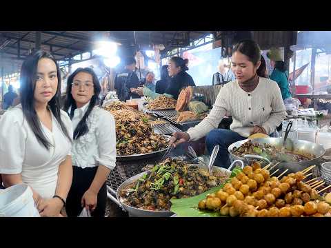 Hidden Place! CAMBODIAN Street food - BEST Countryside Street Food Tour in Kandal Province