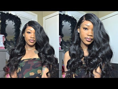 HD Lace Brazilian Body Wave Lace Front Wigs for Black Women Bob Wig Pre Plucked
