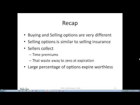 bivio COOL Club - Why Sell Rather Than Buy Options?