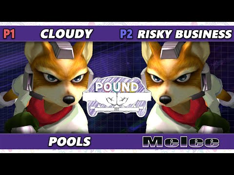 Pound 2022 - Cloudy (Fox) Vs. risky business (Fox) SSBM Smash Melee Tournament