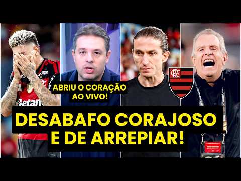 "É DESANIMADOR!!! EU CONFESSO que essa DEMISSÃO do FILIPE LUÍS..." OLHA esse DESABAFO sobre FLAMENGO