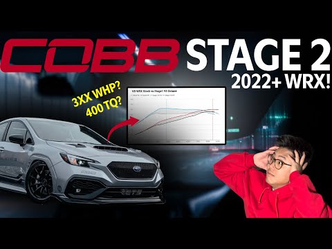 Cobb Stage 2 Power Gains! 2022+ VB WRX vs. VA WRX and STI