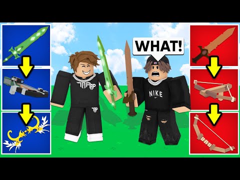 EXTREME Gun Game, But I Secretly RIGGED IT.. (Roblox Bedwars)