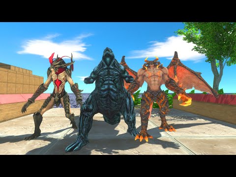All New Mod of Kozarog The Demon Vs All Unit in Animal Battle Revolt Simulator!!