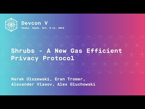 Shrubs - A New Gas Efficient Privacy Protocol preview