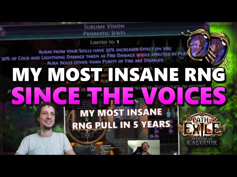 Back to back crazy RNG - Identifying Sublime Visions & more gambas - PoE #899