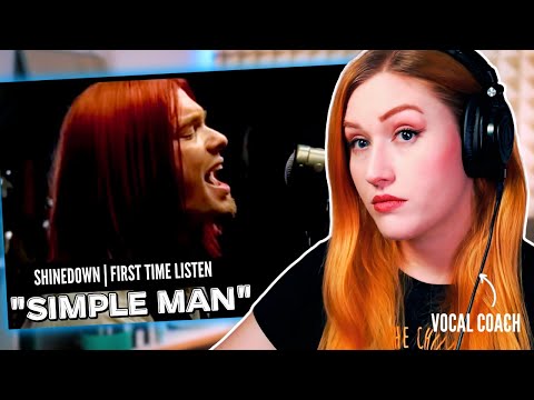 so much POWER | Vocal Coach First Time Reaction/Analysis of SHINEDOWN Simple Man