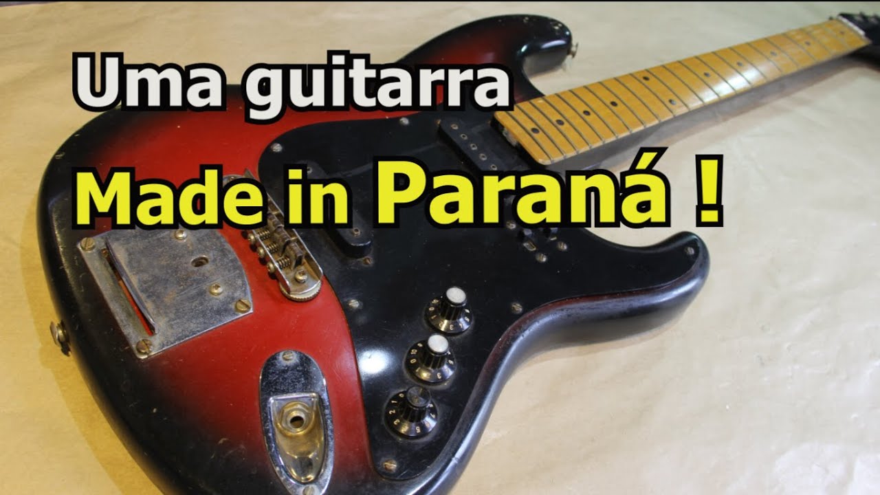 Guitarra Fachim - Uma Relíquia nacional fabricada no Paraná - Luthier Brunelli