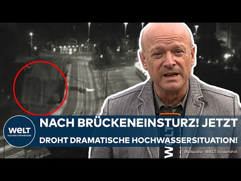 DRESDEN: Nach Einsturz der Carolabrücke! Schlimme Befürchtung! Jetzt droht Hochwasser-Situation