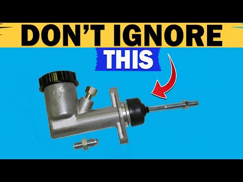 Part of a video titled 9 Bad Clutch Master Cylinder Symptoms (Causes & Fixes)