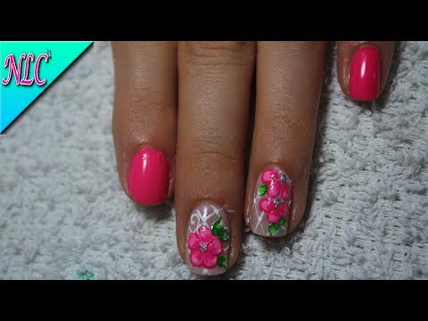 DECORACIÓN DE UÑAS FLORES♥ – FLOWERS NAIL ART – COMO HACER FLORES EN LAS UÑAS – NLC