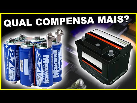 Ultra Capacitor vs Bateria e como dimensionar cada um