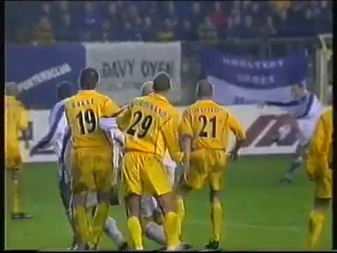 Anderlecht 1 Leeds United 4 Champions League (21st Feb 2001)