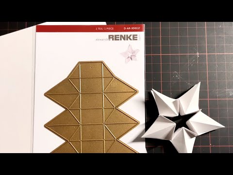 Alexandra Renke „Doppel-Faltstern“ alexandrarenke #basteln #kreativ