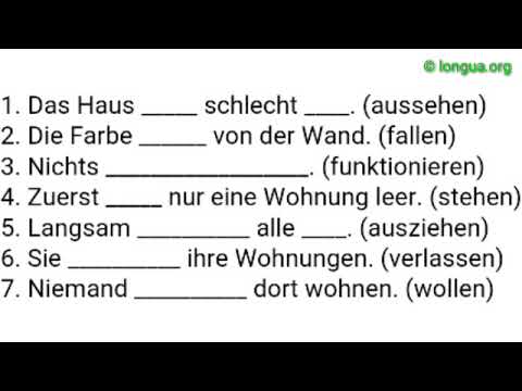 A1, A2, B1, B2, C1, Übungen, Präteritum, Verben, sah, kam, lag, kehrte, las, kaufte, ging, zog, gab