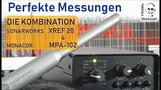 Video thumbnail for #MESSMIKROFON #VORVERSTÄRKER PERFEKT KOMBINIERT | Sonarworks XREF 20 & Monacor MPA-102 im Messlabor by Franks Werkstatt der Lautsprechertechnik