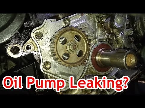 Toyota Camry / Celica / RAV4 / Solara I4-5SFE - Oil Pump Housing & Shaft Seals Replacement