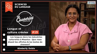 Causerie Sciences Du Langage - Langue et culture créoles #15
