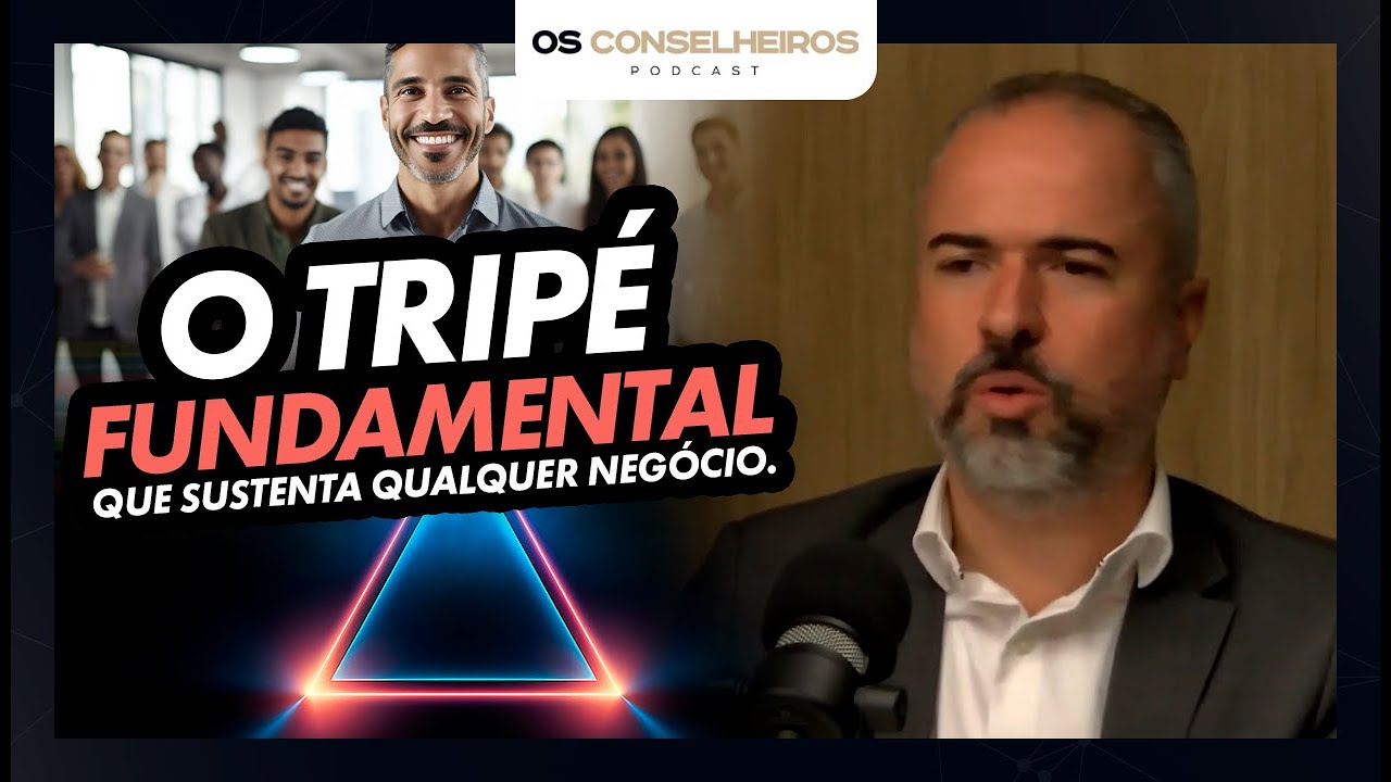 O tripé fundamental que sustenta qualquer negócio.