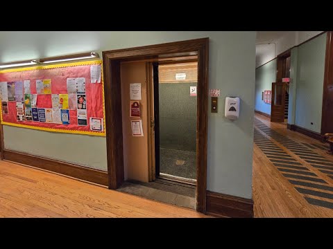 COOL Vintage Gated Haughton Elevator at Seton Hill University in Greensburg, PA.