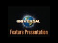 Universal Studios Feature Presentation Bumper With John Leader Announcement