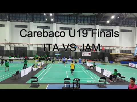 CAREBACO U19 Badminton 2017 | Boys Singles U19 Finals | Italy vs Jamaica